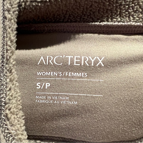 Arc'teryx Tan Zip-Up Fleece Jacket Covert Hoody - Picture 4 of 5